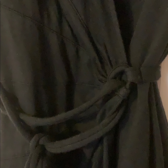 Black Wrap Dress - Picture 2 of 3